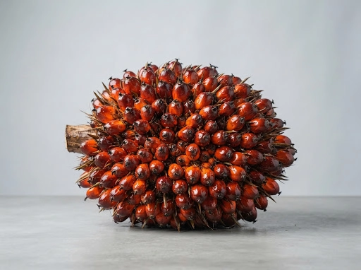 Tandan buah sawit berat dan padat dengan bekalan kalium cukup
